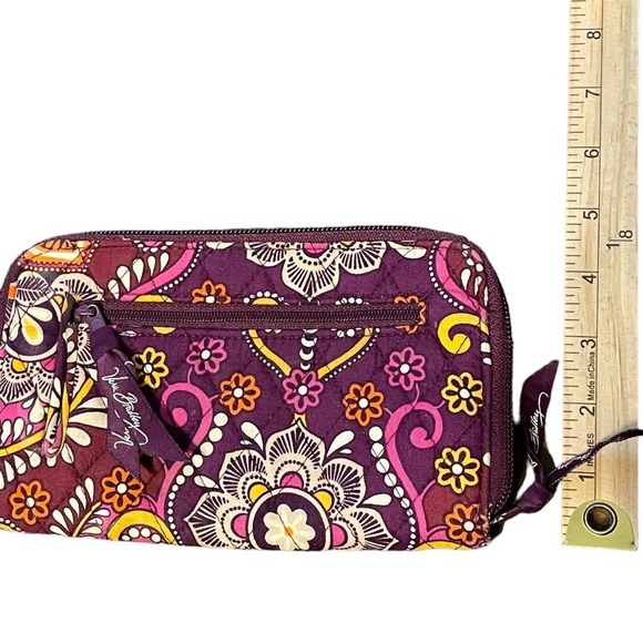 Vera Bradley Purple Quilted Wallet - Picture 5 of 5